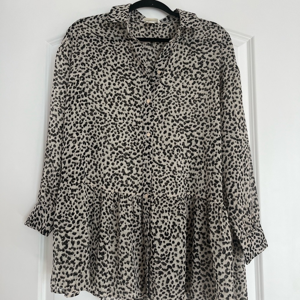 H&M Leopard Print Women's Top